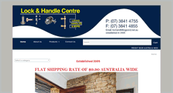 Desktop Screenshot of lockandhandle.com.au